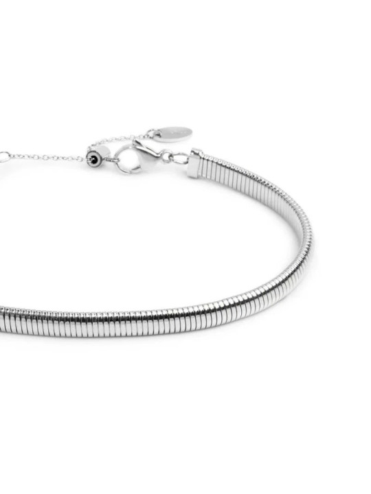 Cavigliera Donna Marlù Acciaio / Oro PVD Catena Tubogas Regolabile
