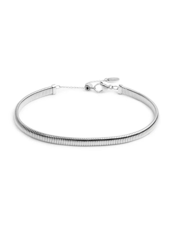 Cavigliera Donna Marlù Acciaio / Oro PVD Catena Tubogas Regolabile
