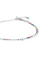 Cavigliera Marlù 20CV099-RGB Donna Acciaio Silver con Perline Miyuki