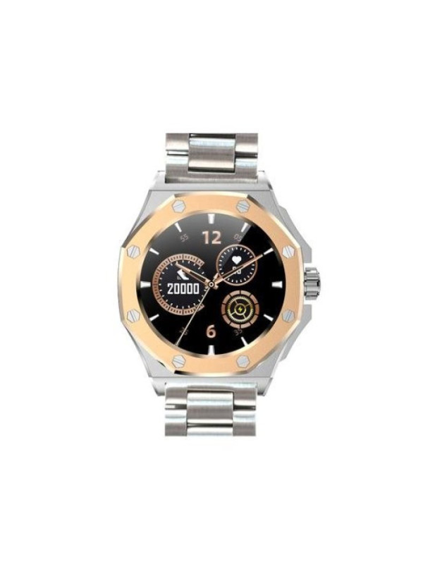 Orologio Smartwatch Uomo PE002G in Acciaio Colore Oro Rosa Cassa Ottagonale 44mm