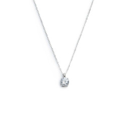 Collana Donna Marlù 31CN0009-W catena cutting cross zircone centrale 5,25mm