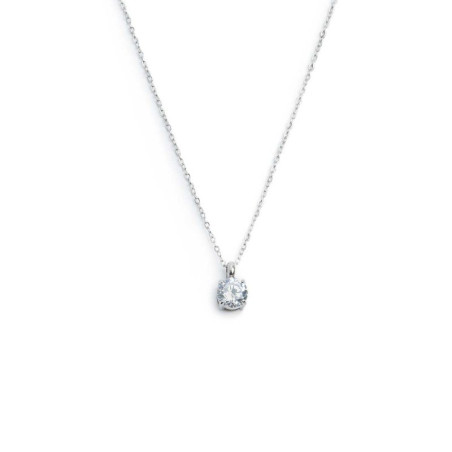 Collana Donna Marlù 31CN0009-W catena cutting cross zircone centrale 5,25mm