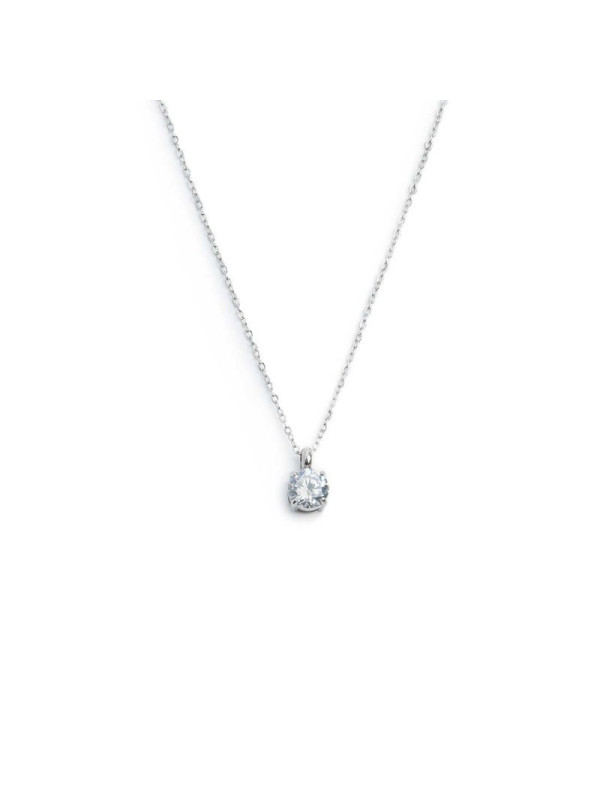 Collana Donna Marlù 31CN0009-W catena cutting cross zircone centrale 5,25mm