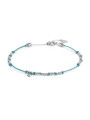 Cavigliera Marlù 20CV097-T Donna Cordino con Acciaio e Zircone Pendente