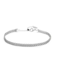 Cavigliera Donna Marlù 20CV110 Acciaio Silver Maglia Mesh Elegante