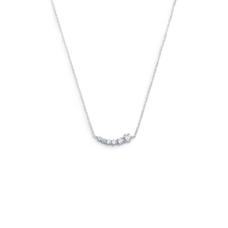 Collana Donna Marlù 31CN0013-W catena cutting cross con zirconi centrali Collana Donna Marlù 31CN0013-W catena cutting cross con zirconi centrali