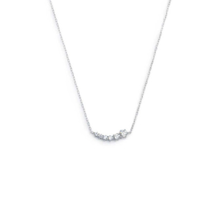 Collana Donna Marlù 31CN0013-W catena cutting cross con zirconi centrali
