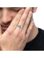 Anello Marlù Occhio Cristallo Blu 18AN123-T Taglia 12 Regolabile Donna