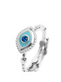 Anello Marlù Occhio Cristallo Blu 18AN123-T Taglia 12 Regolabile Donna