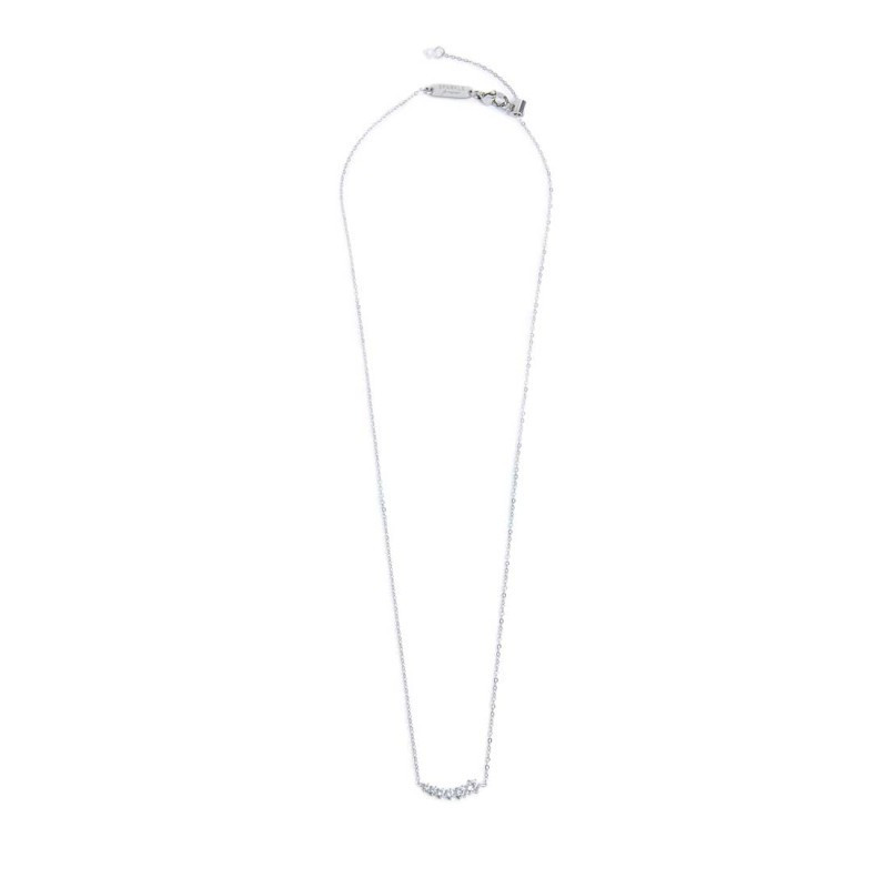Collana Donna Marlù 31CN0013-W catena cutting cross con zirconi centrali