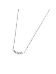 Collana Donna Marlù 31CN0013-W catena cutting cross con zirconi centrali