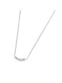 Collana Donna Marlù 31CN0013-W catena cutting cross con zirconi centrali