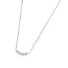 Collana Donna Marlù 31CN0013-W catena cutting cross con zirconi centrali