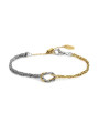 copy of Bracciale Donna Marlù 25BR0005GS con nodo centrale catena snake quadrata ritorta