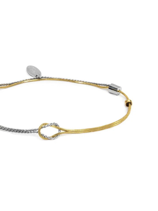 Bracciale Marlù Nodo Snake Serpentine 25BR0007GS Acciaio Oro