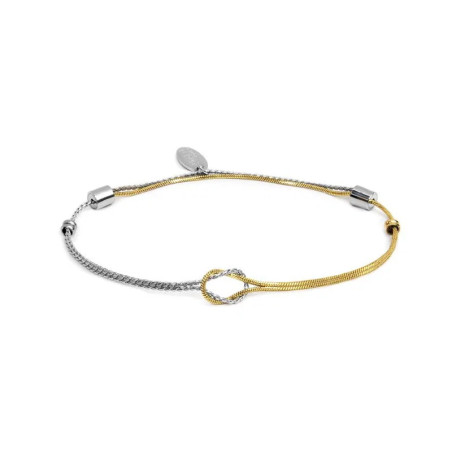 Bracciale Marlù Nodo Snake Serpentine 25BR0007GS Acciaio Oro