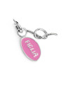 Ciondolo Marlù Figlia Nodo 25CH0017 Acciaio Silver Rosa Charm