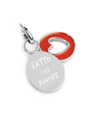 Ciondolo Marlù Made With Love Cuore 25CH0019 Acciaio Silver