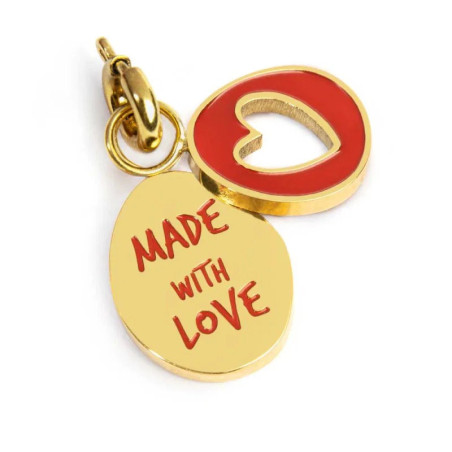 Ciondolo Marlù Made With Love Cuore 25CH0019G Acciaio Oro
