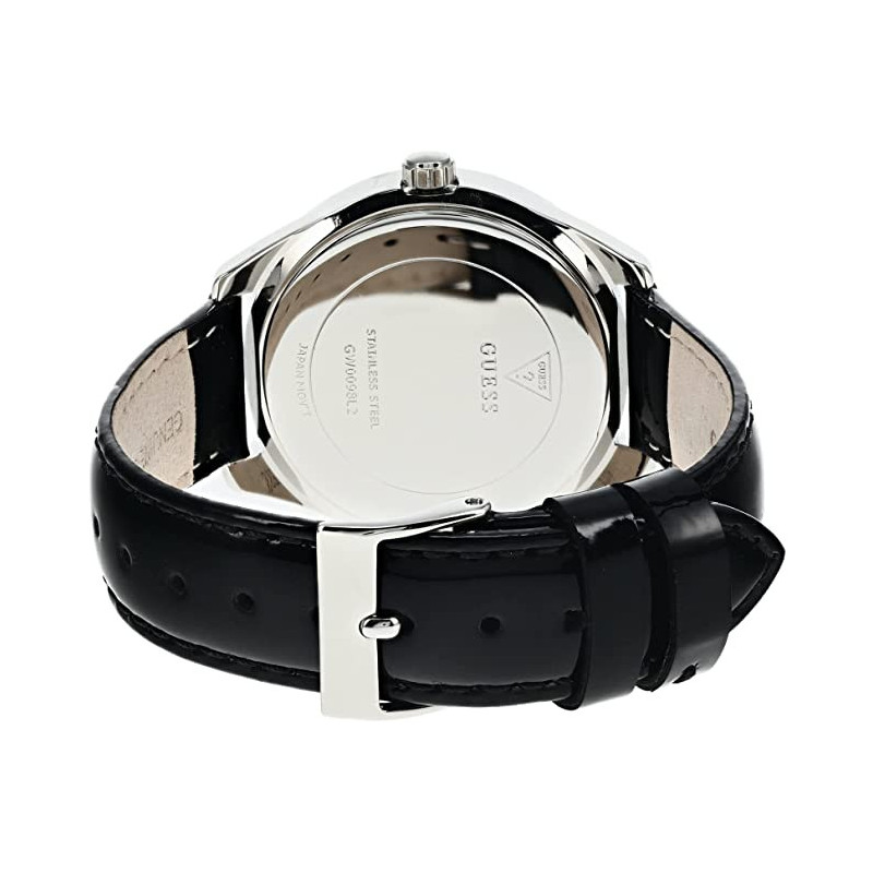Orologio Donna Guess Sugar GW0098L2 Cinturino in Pelle e Cassa Acciaio Nero 37mm