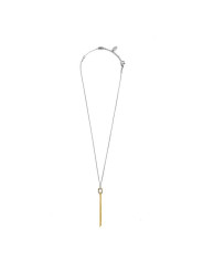 Collana Donna Marlù 25CN0004GS con nodo catena snake e catena serpentine Acciaio Oro e Silver