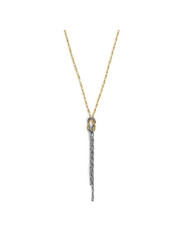 Collana Marlù Nodo Y Snake Foxtail 25CO0002GS Acciaio Oro