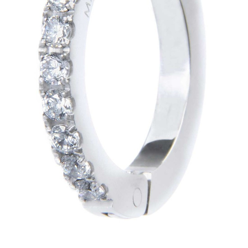 Mono Orecchino Donna Marlù 31OR0020-W a cerchio 1,6cm con zirconi