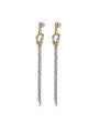 Orecchini Marlù Pendenti Nodo Snake Foxtail 25OR0002GS