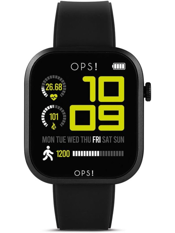 copy of copy of copy of copy of Orologio Smartwatch Unisex Opsobject OPSSW-53 Call Pro Cinturino Silicone Nero