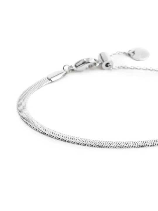 Bracciale Unisex Marlù 33BR0041G Catena Snake Acciaio Oro