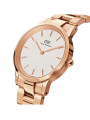 Orologio Solo Tempo Donna Daniel Wellington Iconic Link DW00100211 Oro Rosa 32mm