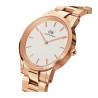 Orologio Solo Tempo Donna Daniel Wellington Iconic Link DW00100211 Oro Rosa 32mm