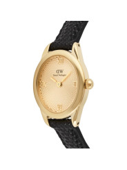 Orologio Daniel Wellington Ophelia Mini DW00100897 Oro Pelle Nero