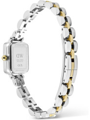 Orologio Daniel Wellington Quadro Mini DW00100925 Acciaio Oro Silver