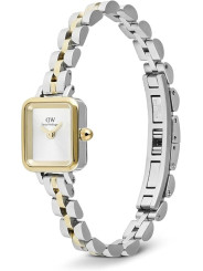 Orologio Daniel Wellington Quadro Mini DW00100925 Acciaio Oro Silver