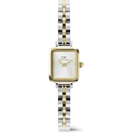 Orologio Daniel Wellington Quadro Mini DW00100925 Acciaio Oro Silver