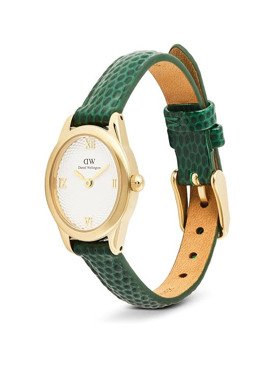 Orologio Daniel Wellington Ophelia Mini DW00100892 Pelle Verde Oro