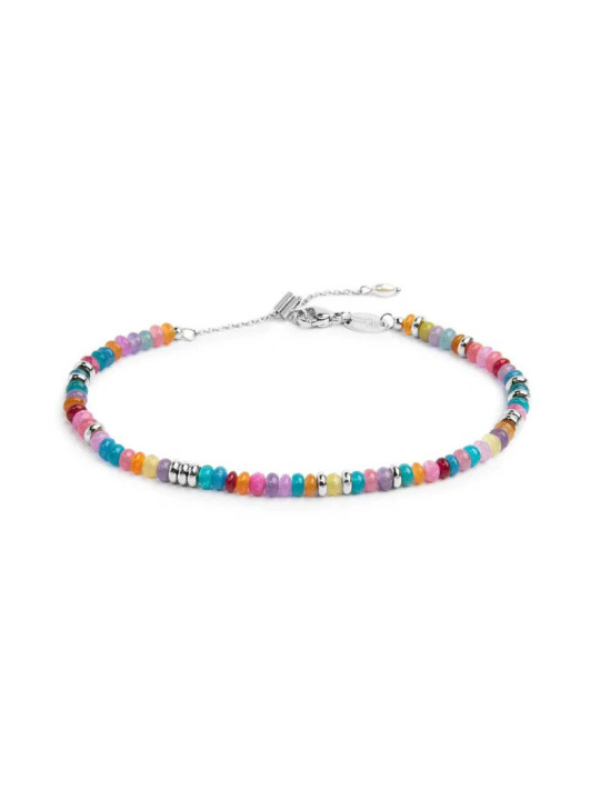 Bracciale Marlù Perline Colorate 18BR224-RGB Acciaio Silver