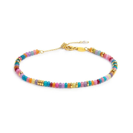 Bracciale Marlù Perline Colorate Oro 18BR224G-RGB Acciaio