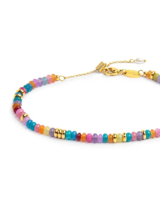 Bracciale Marlù Perline Colorate Oro 18BR224G-RGB Acciaio