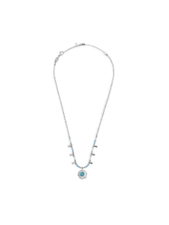 Collana Donna Marlù 18CN128-T catena chicco di riso con sole pendente Silver