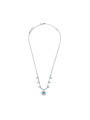 Collana Donna Marlù 18CN128-T catena chicco di riso con sole pendente Silver