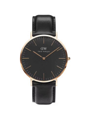 Orologio Solo Tempo Uomo Daniel Wellington Classic DW00100127 Rosè, Nero 40mm