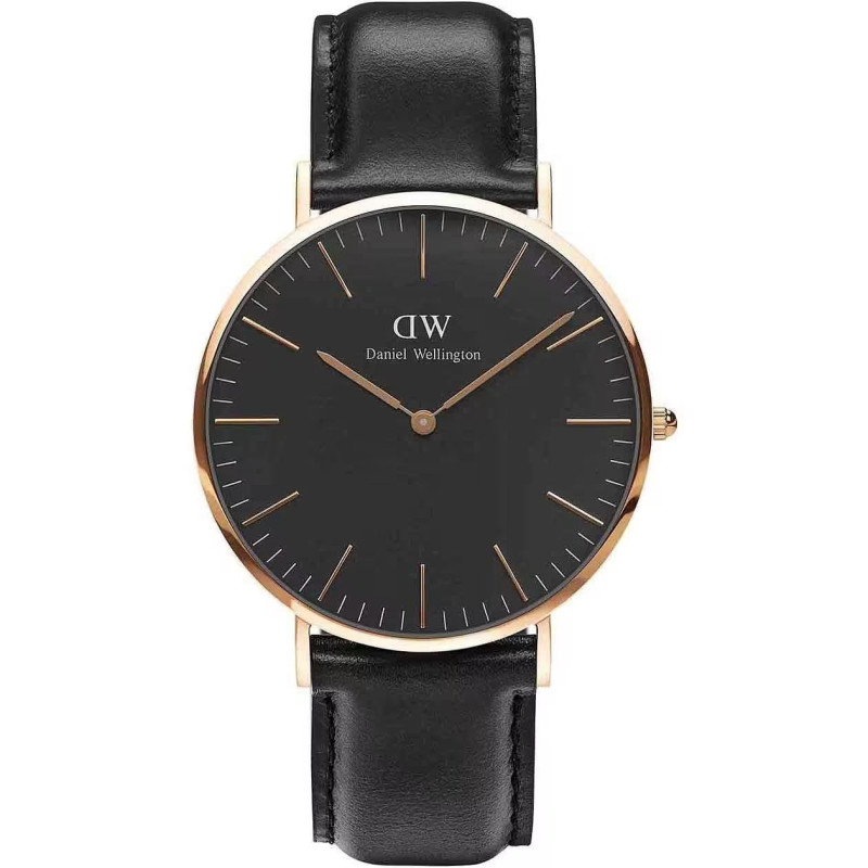 Orologio Solo Tempo Uomo Daniel Wellington Classic DW00100127 Rosè, Nero 40mm Orologio Solo Tempo Uomo Daniel Wellington Classic DW00100127 Rosè, Nero 40mm