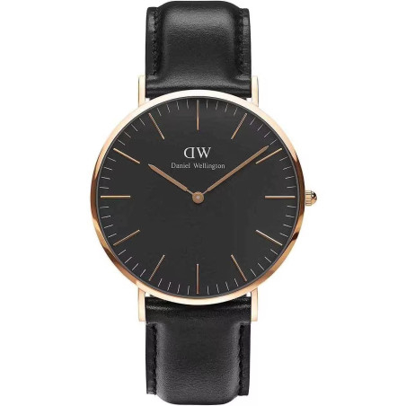 Orologio Solo Tempo Uomo Daniel Wellington Classic DW00100127 Rosè, Nero 40mm