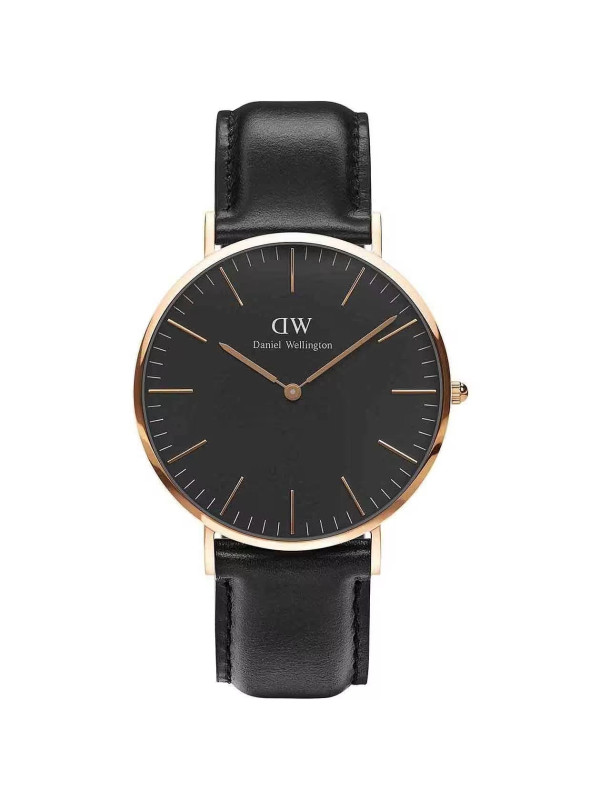 Orologio Solo Tempo Uomo Daniel Wellington Classic DW00100127 Rosè, Nero 40mm