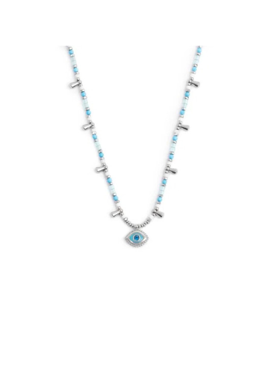 copy of copy of Collana Donna Marlù 18CN128-T catena chicco di riso con sole pendente Silver