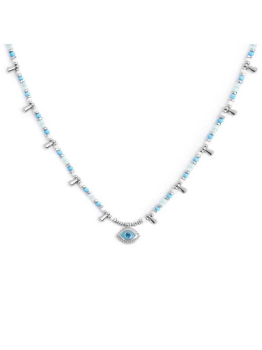 copy of copy of Collana Donna Marlù 18CN128-T catena chicco di riso con sole pendente Silver