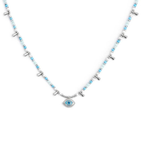 copy of copy of Collana Donna Marlù 18CN128-T catena chicco di riso con sole pendente Silver