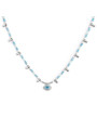 copy of copy of Collana Donna Marlù 18CN128-T catena chicco di riso con sole pendente Silver